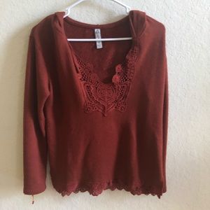 Burgundy Sweater